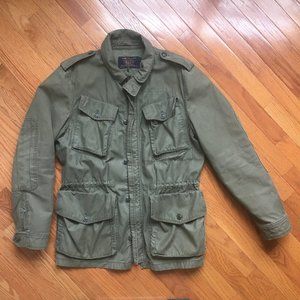 J. Crew Military Green Fatigue Jacket M